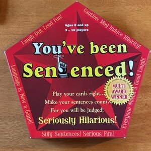 You've Been Sentenced! Card Game - Red